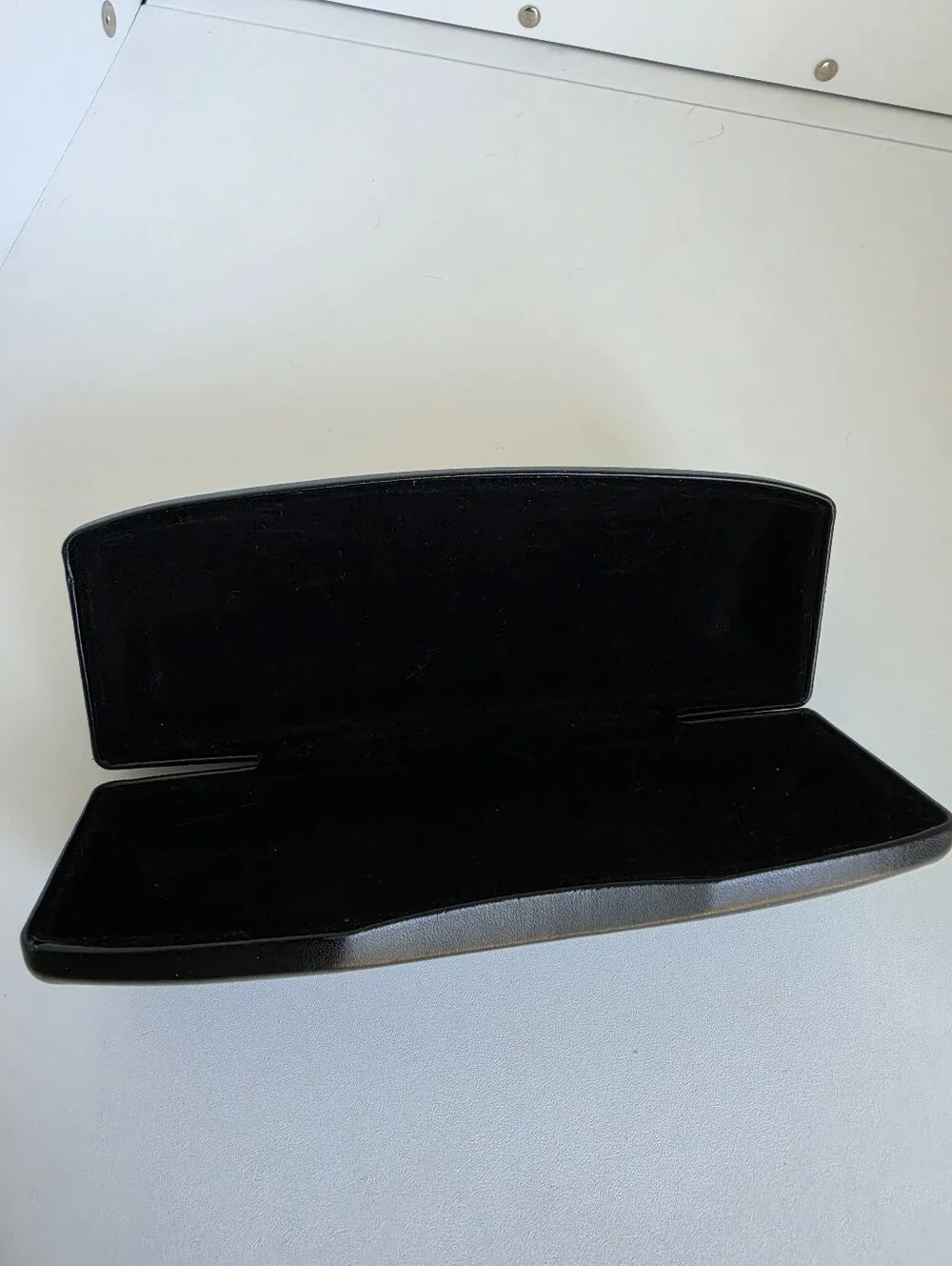 Black Hard Eyeglasses Sunglasses Case BeBe Gold Logo Pre-Owned